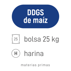 DDGS de maíz bolsa 25 kg