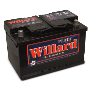 Batería Willard 12 V 110 A UB 740 Ag izquierdo 62 Ah
