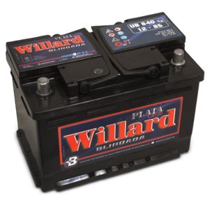 Batería Willard 12 V 130 A UB 840 Ag izquierdo 75 Ah
