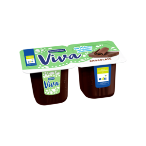 Postre Viva 0% chocolate 2 unidades 110 g