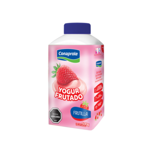 Yogur integral frutado frutilla 500 g