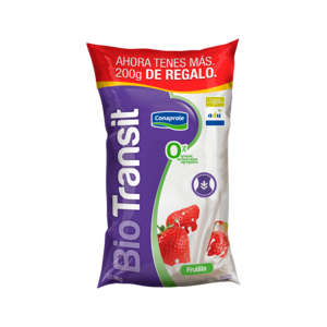 Yogur Vital+ Biotransit frutilla light 1,2 kg