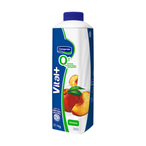 Yogur Vital+ 0% durazno 1 kg